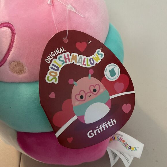 Original Squishmallows Griffith The Caterpillar 8" Plush First To Market w/ Tag - Picture 3 of 5